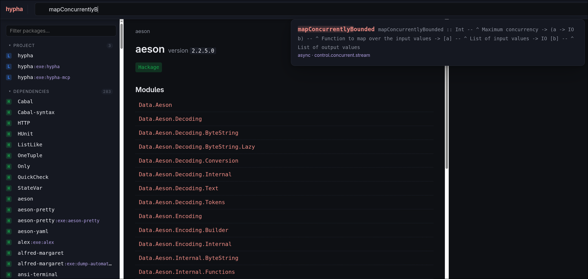 fuzzy search dropdown mid-query